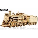 Robotime 3D dřevěné puzzle Parní lokomotiva Prime Steam Express 1:80 308 ks