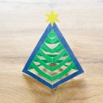 Radost v písku Stojící vánoční stromeček 3D – Zboží Dáma