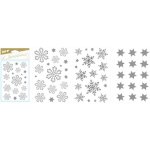 UNIPAP samolepka vánoční vločky 80x120mm stříbrná 8882324 173947 – Hledejceny.cz