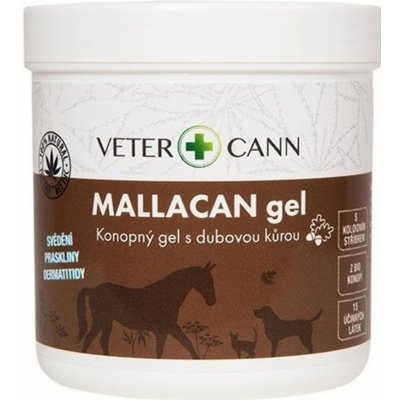 Vetercann Mallacan gel s konopím a dubovou kůrou 250ml