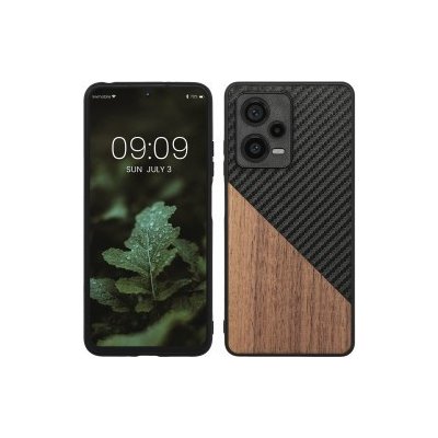 Pouzdro kwmobile Pevné Xiaomi Redmi Note 12 Pro+ 5G / Note 12 Pro Plus 5G tmavě hnědé – Zboží Živě