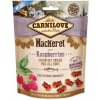 Pamlsek pro psa Carnilove Dog Crunchy Snack makrela s malinami KS 200 g