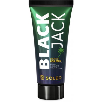 Soleo BLACK JACK for men hydrating bronzer krém do solária 150 ml – Zboží Dáma