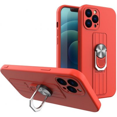 Pouzdro Ring Case iPhone 13 Pro červené