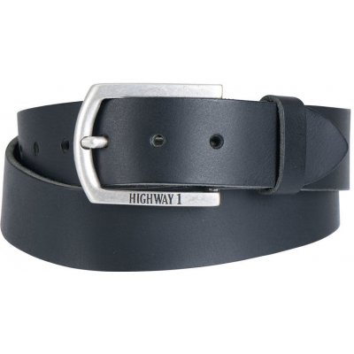 Louis pásek Highway 1 kožený pásek black – Zboží Dáma