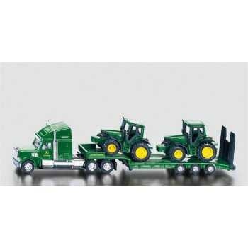 Siku John Deere Farmer 1837 Tahač s podvalníkem a traktory 1:87