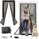 Malatec 18602 Moskytiéra do dveří s magnety HQ 100x210 cm černá – Zboží Dáma