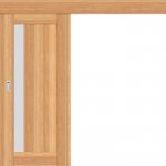 ERKADO Posuvné dveře na stěnu Frézie 1 Dub 3D Greko 80 x 197 cm – Sleviste.cz