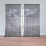 Sablio Záclony Bouře nad mořem: 2ks 150x250cm – Zboží Mobilmania