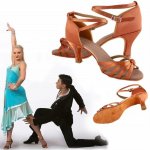 Taneční boty Latino Sals tmavě hnědá – Zboží Mobilmania