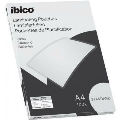 Laminovací fólie "Standard", 125 mikronů, A4, lesklá, 100 ks, IBICO 627310 – Hledejceny.cz