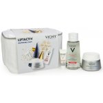 Vichy Liftactiv denní liftingový krém pro normální až smíšenou pleť 50 ml + minerální micelární voda pro citlivou pleť 100 ml + fluid proti stárnutí pleti SPF 50+ 3 ml