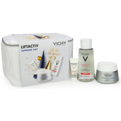 Vichy Liftactiv denní liftingový krém pro normální až smíšenou pleť 50 ml + minerální micelární voda pro citlivou pleť 100 ml + fluid proti stárnutí pleti SPF 50+ 3 ml – Zbozi.Blesk.cz