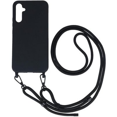 TopQ Simple Samsung A54 5G černý se šňůrkou
