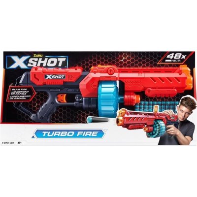 Zuru EP Line X Shot Turbo Fire pistole s 48 náboji – Zboží Mobilmania