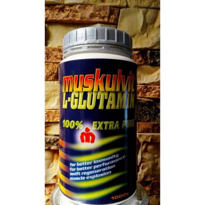 Muskulvit L-GLUTAMIN 1000 g – Zbozi.Blesk.cz