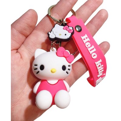 Přívěsek na klíče Hello Kitty růžový