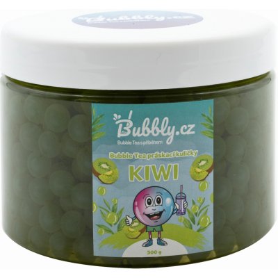 Bubbly.cz Domácí Bubble Tea Práskací kuličky kiwi 0,5 kg – Zboží Dáma