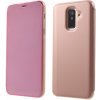 Pouzdro a kryt na mobilní telefon Pouzdro JustKing zrcadlové pokovené Samsung Galaxy A6 Plus 2018 - růžovozlaté