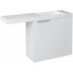 Sapho Latus LATUS VI umyvadlová skříňka 50x50x22cm, pravá, bílá (55830) LT610-3030 – Zboží Mobilmania