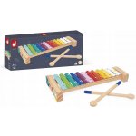 Janod Gioia Dřevěný hudební stolek xylofon buben činely – Sleviste.cz