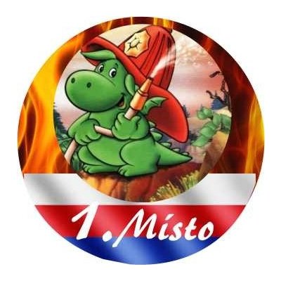 Emblém barevný EM307 Soptík trikolóra