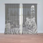 Záclony Městský tygr: 2 ks - 150x250 cm - Sablio – Hledejceny.cz