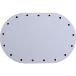 sololak bílý ovál 8 x 12cm s otvory 22B0812V – Zboží Dáma