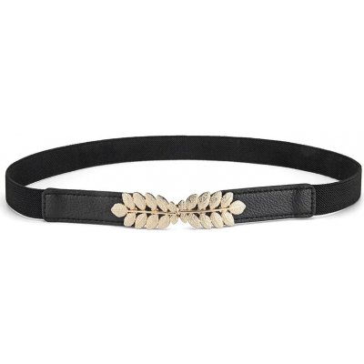 Dámský tenký elastický pásek na šaty Flowers černý – Hledejceny.cz