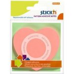 Stick´n Samolepicí bloček ve tvaru srdce, neonově růžová, 50 listů, STICK N 21545 ,balení 50 ks – Hledejceny.cz