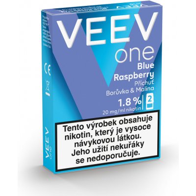 VEEV One náplně Blue Raspberry krabička – Zboží Dáma