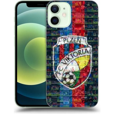 Picasee silikonové Apple iPhone 12 mini - FC Viktoria Plzeň A černé