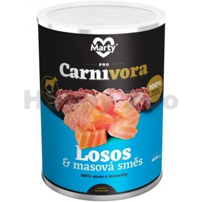 Marty ProCarnivora losos & směs 400 g