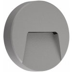 ACA Lighting LED přisazené svítidlo SLIM 3W/230V/3000K/200Lm/55°/IP65/IK08, kruhové šedé – Hledejceny.cz