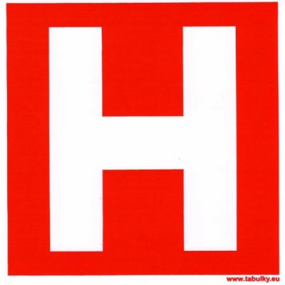 Hydrant symbol 148x148mm - samolepka – Hledejceny.cz