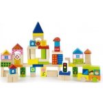 Viga dřevěné kostky Farma 50 dílů multicolor – Zboží Mobilmania