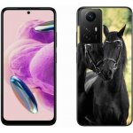 Pouzdro mmCase Gelové Xiaomi Redmi Note 12S - dva černí koně – Zboží Živě