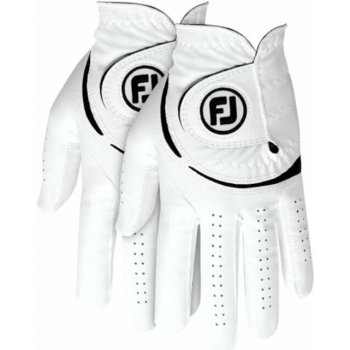 Footjoy Weathersof Mens Golf Glove Regular Levá bílá/černá ML 2024 2ks
