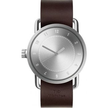 TID Watches No.1 Steel / Walnut Leather Wristband