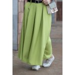 Italy fashion dlouhá sukně ANGIE limetková – Zboží Dáma