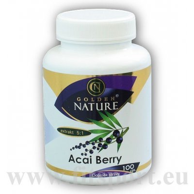 Golden Nature Acai Berry extrakt 5:1 100 kapslí – Hledejceny.cz