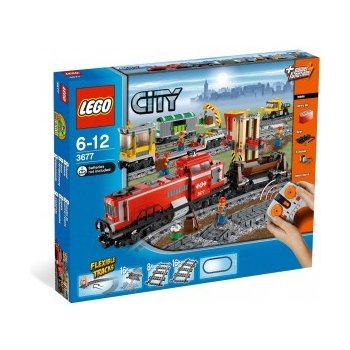 LEGO® City 3677 Červený nákladní vlak