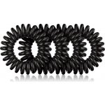 BrushArt Hair Rings gumičky do vlasů Black 4 ks – Zboží Dáma