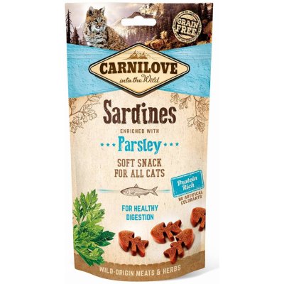 Carnilove Cat Semi Moist Snack Sardines enriched with Parsley 50 g – Zboží Mobilmania