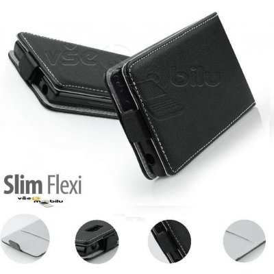 Pouzdro ForCell Slim Flip Flexi Sony D5103 Xperia T3 černé