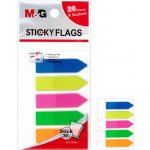M&G Záložka lepící PVC 5 x 20 listů NEON – Hledejceny.cz