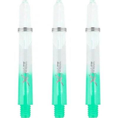XQMax Darts Gradient with Logo - midi - clear green – Zboží Dáma