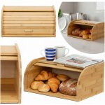 Chlebník jednodílný Springos hnědý bambusový – Hledejceny.cz