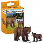 Schleich 42473 Grizzly mládě s matkou – Zboží Mobilmania