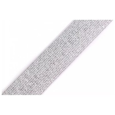 Guma pruženka lurexová 3cm střírná na bílé – Zboží Dáma
